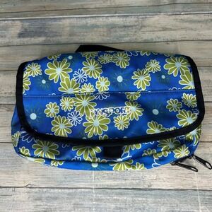 Jansport Cosmetic Travel Bag Makeup Hanging Kit Toiletry Vintage Flower